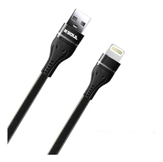 CABLE DATOS USB DENIM LIGHTNING IPHONE - SOUL