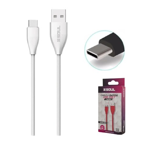 CABLE USB SOFT TIPO C 1MT - SOUL