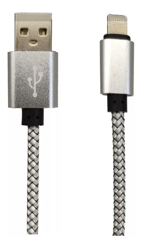 CABLE USB A IPHONE MALLADO CORTO - MALIBU