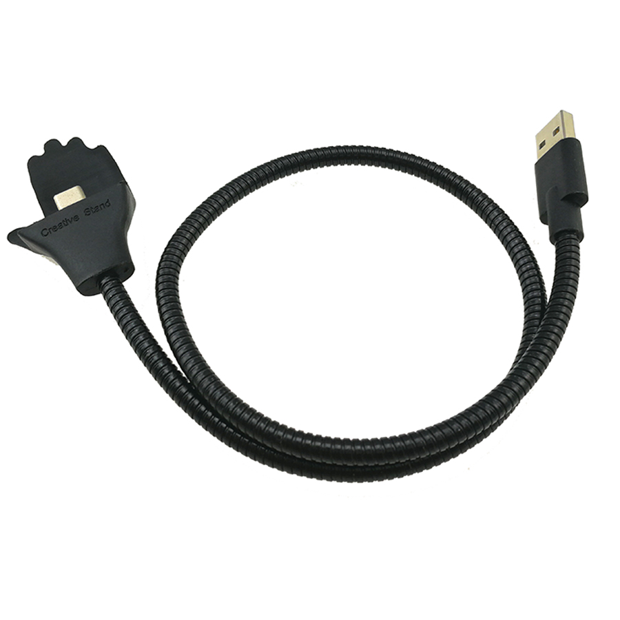 CABLE USB RIGIDO METAL CON MANITO