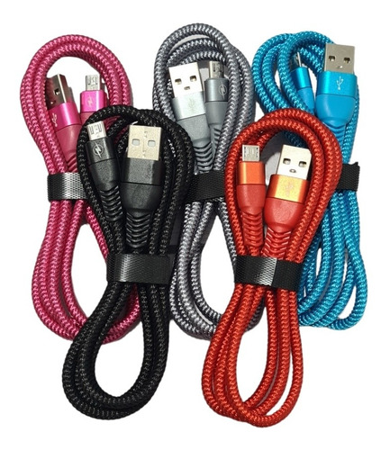 CABLE NYLON 2.0 MICRO USB - 1MT - PRO 21