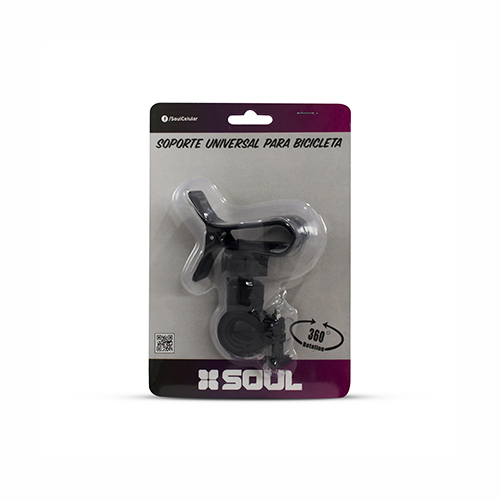 SOPORTE MOTO/BICICLETA ZB09 NEGRO - SOUL