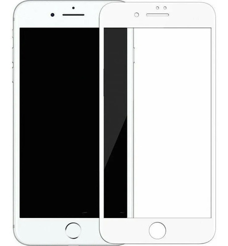 GLASS TEMPLADO 5D IPHONE 6 PLUS BLANCO - SOUL