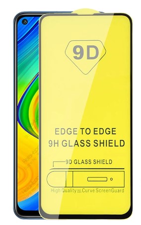 GLASS TEMPLADO 9D FULL GLUE XIAOMI REDMI 9 NEGRO