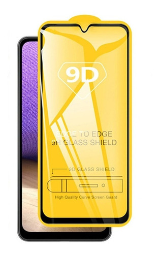 GLASS TEMPLADO 9D FULL GLUE SAMSUNG A32 4G NEGRO