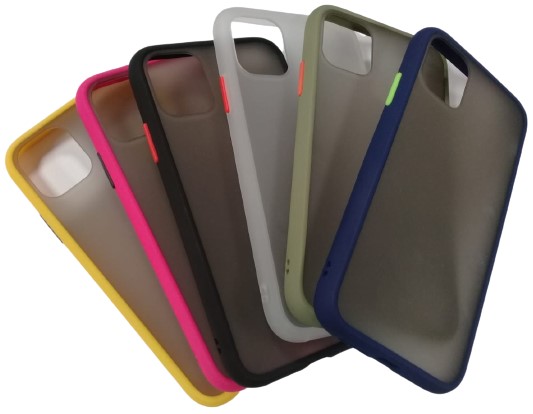 FUNDA BORDER COLOR MATTE IPHONE 11 PRO MAX