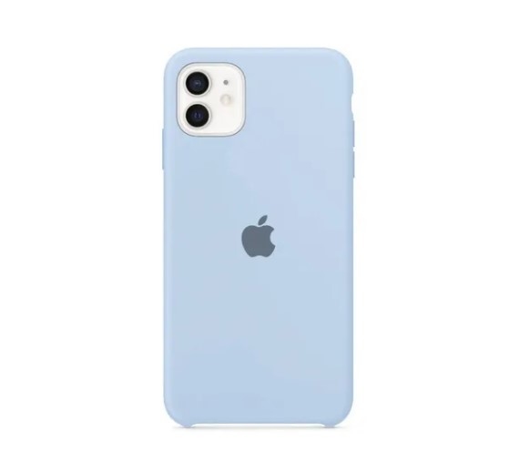 FUNDA SILICONE CASE CON LOGO IPHONE 11