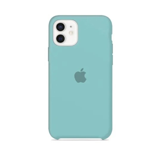 FUNDA SILICONE CASE CON LOGO IPHONE 11