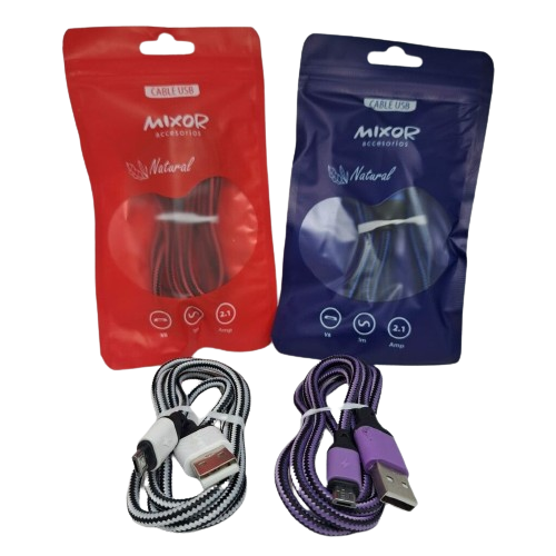 CABLE USB NATURAL MICRO 2.1 - MIXOR