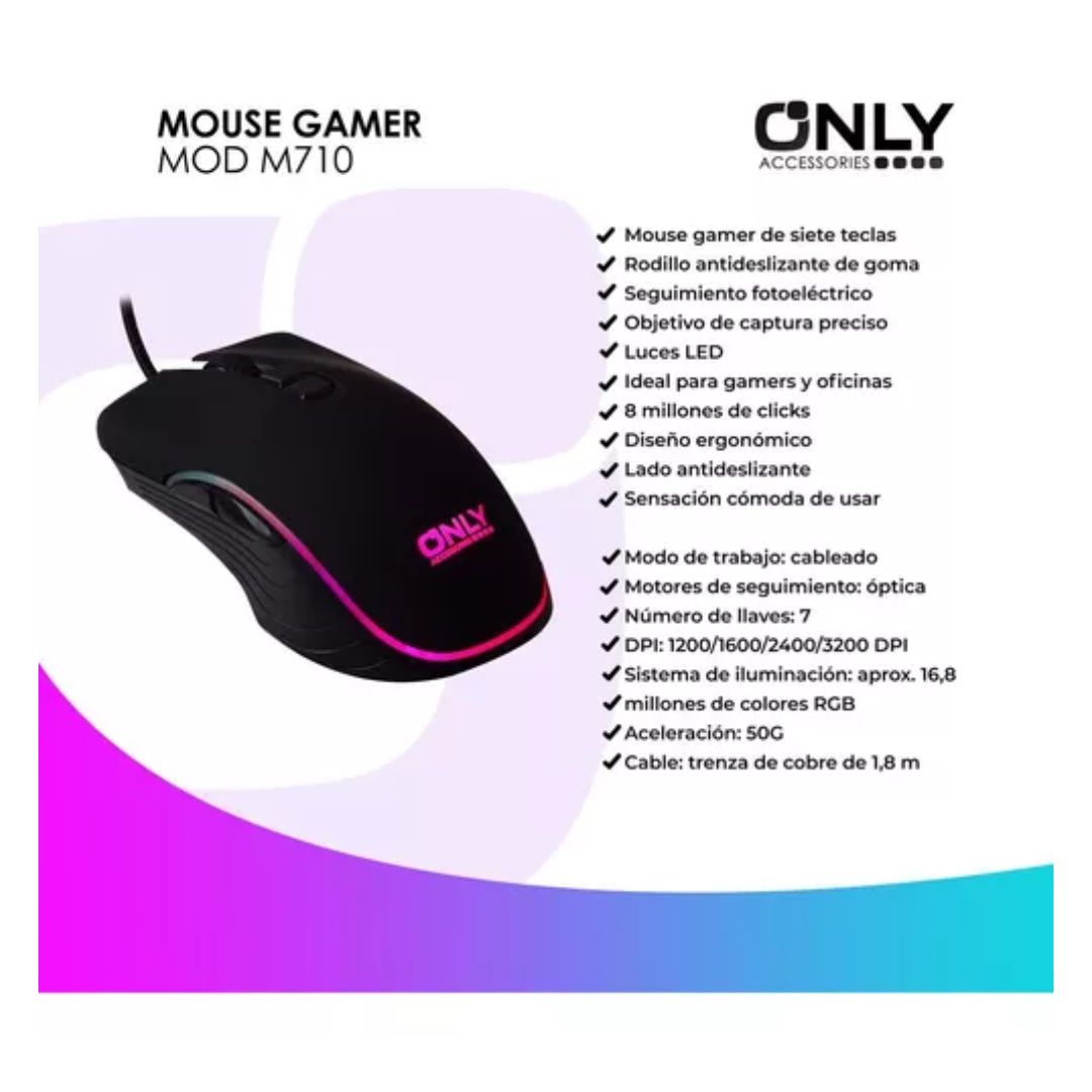 MOUSE GAMER MOD710