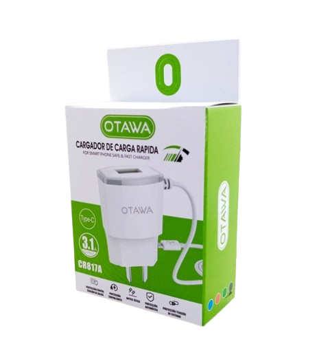 CARGADOR OTAWA 3.1A TIPO C