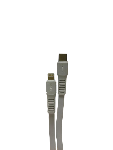 CABLE USB FLAT TIPO C A LIGHTNING 3.1A 1,2MT