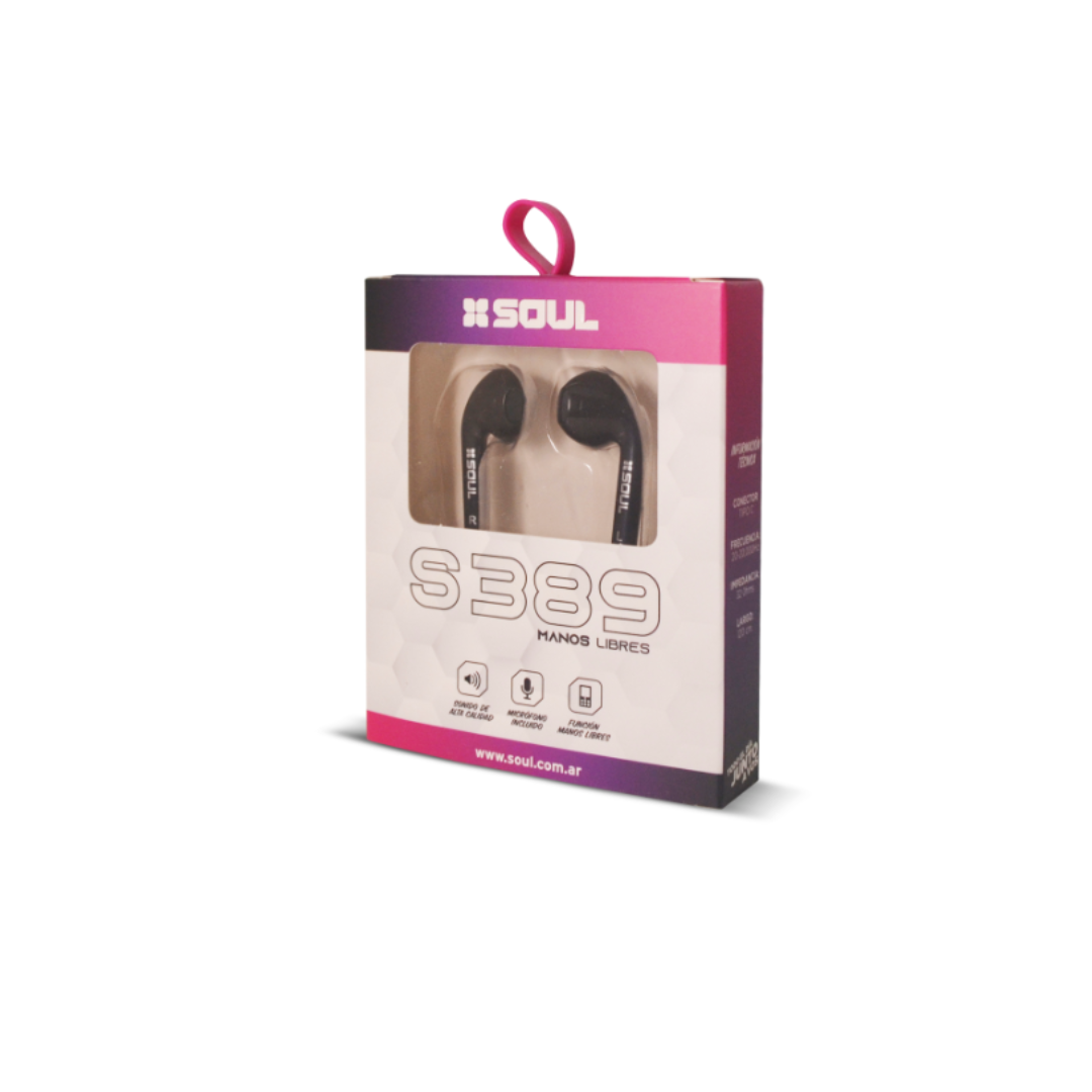 AURICULAR MANOS LIBRES S389 TIPO C C/CORTE
