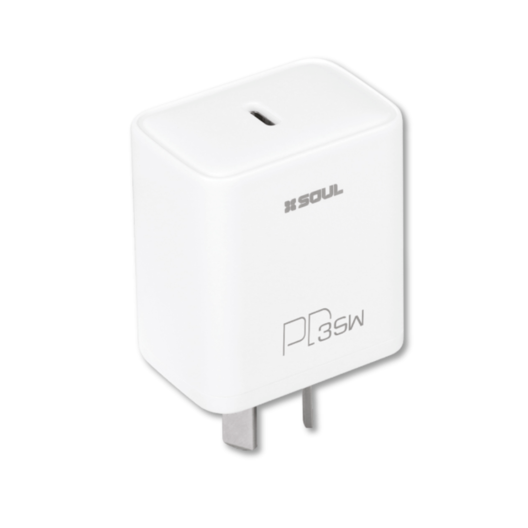 CARGADOR VIAJERO CARGA RAPIDA PD 35W C/CABLE LIGHTNING