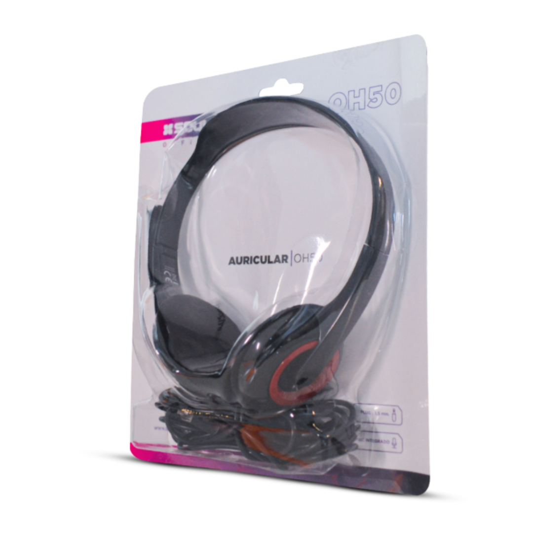 AURICULAR VINCHA C/CABLE OFFICE H50 - SOUL