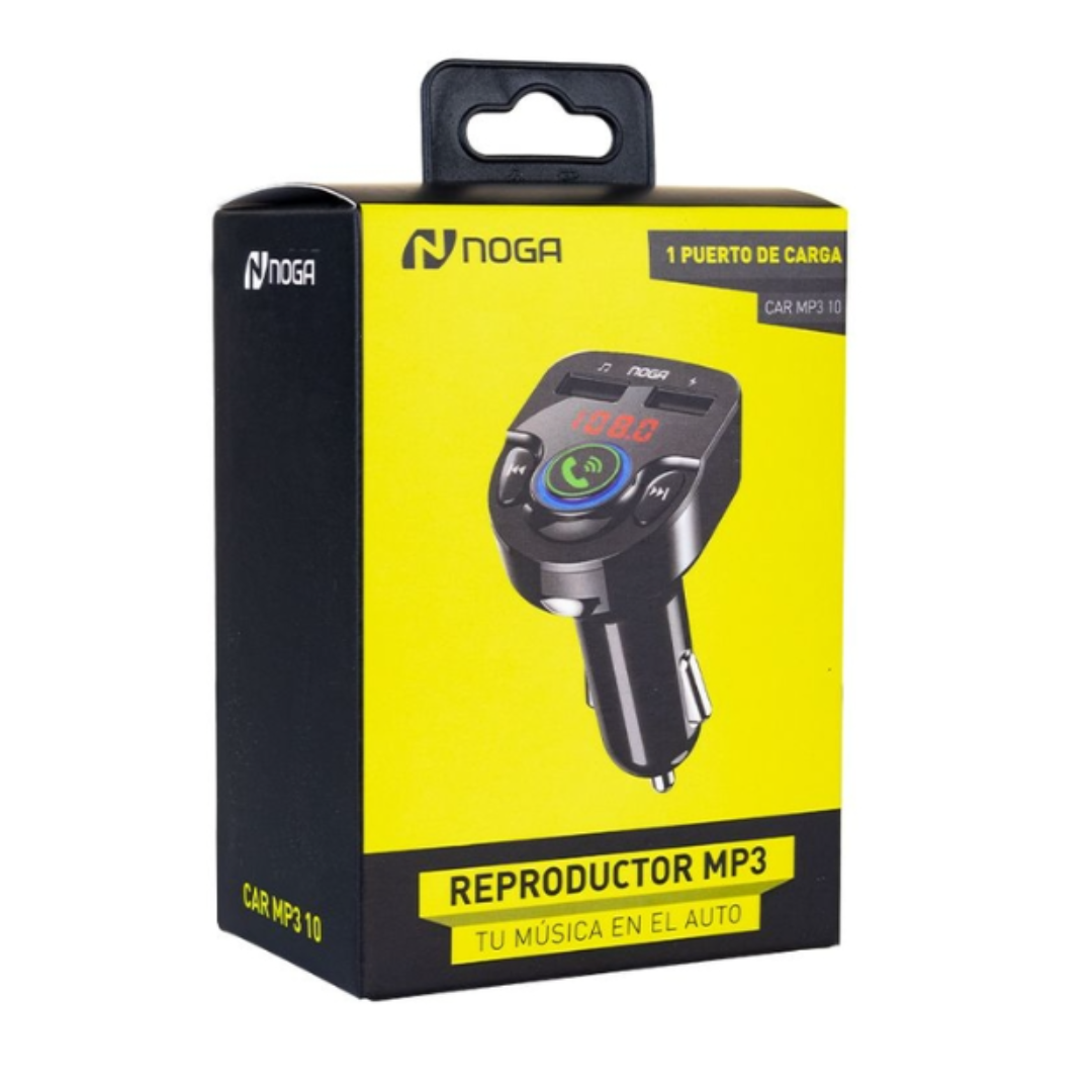 MODULADOR FM P/AUTO MP3 C/ RANURA SD 2USB BLUETOOTH (MOD.CAR MP310) - NOGA