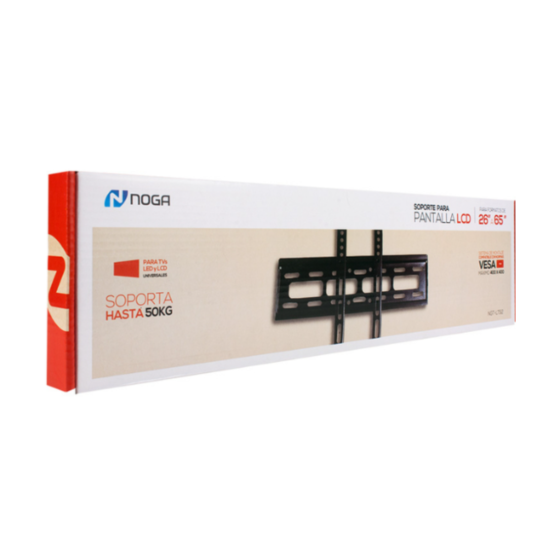 SOPORTE TV FIJO PARA PANTALLA LCD DE 26'' A 65'' HASTA 50KG (MOD.NGT-LT52) - NOGA