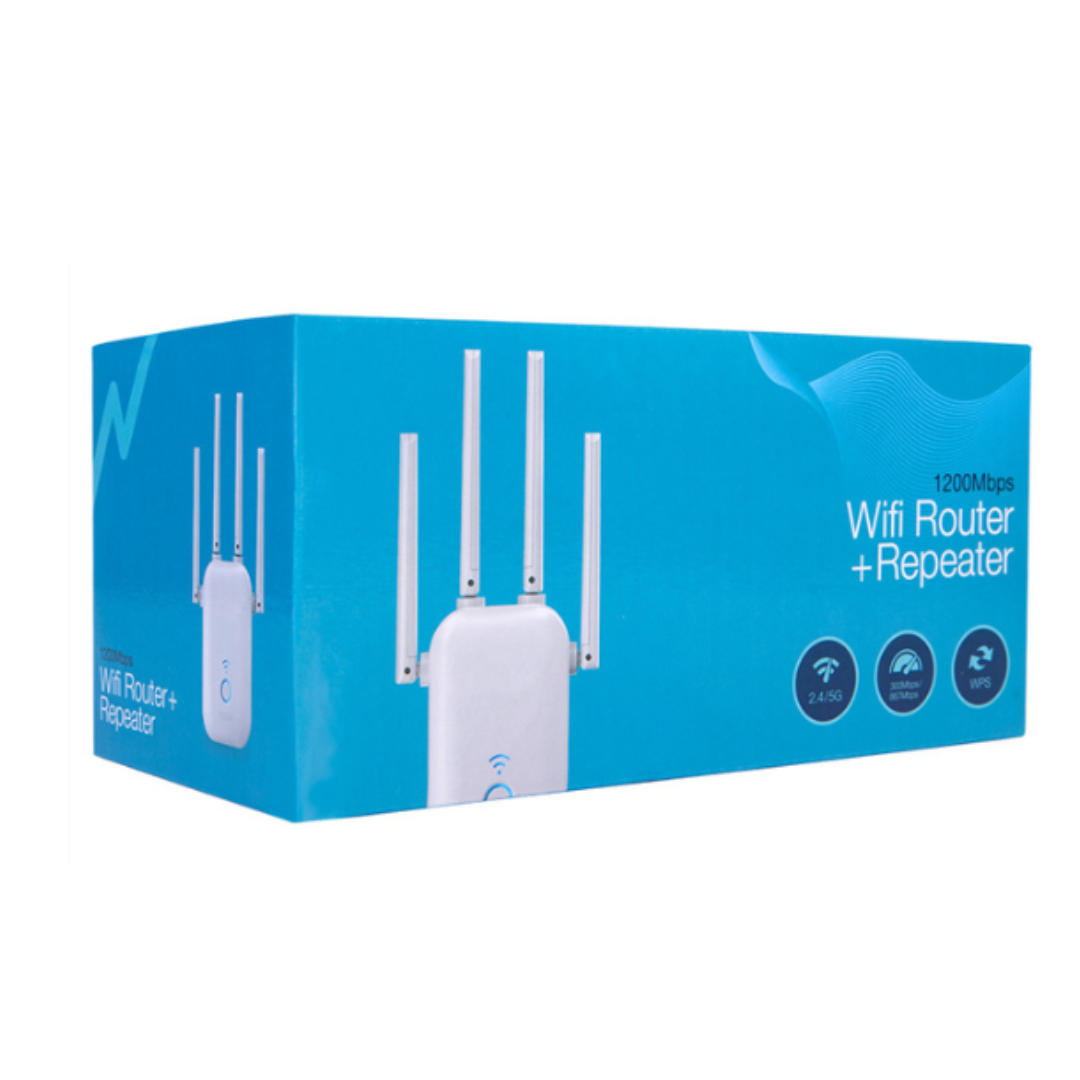 REPETIDOR WIFI + ROUTER 4 ANT/ DUAL BAND /1200MBPS (NGA-REP2) - NOGA