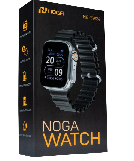 SMARTWACHT NEGRO (NG-SW24) - NOGA