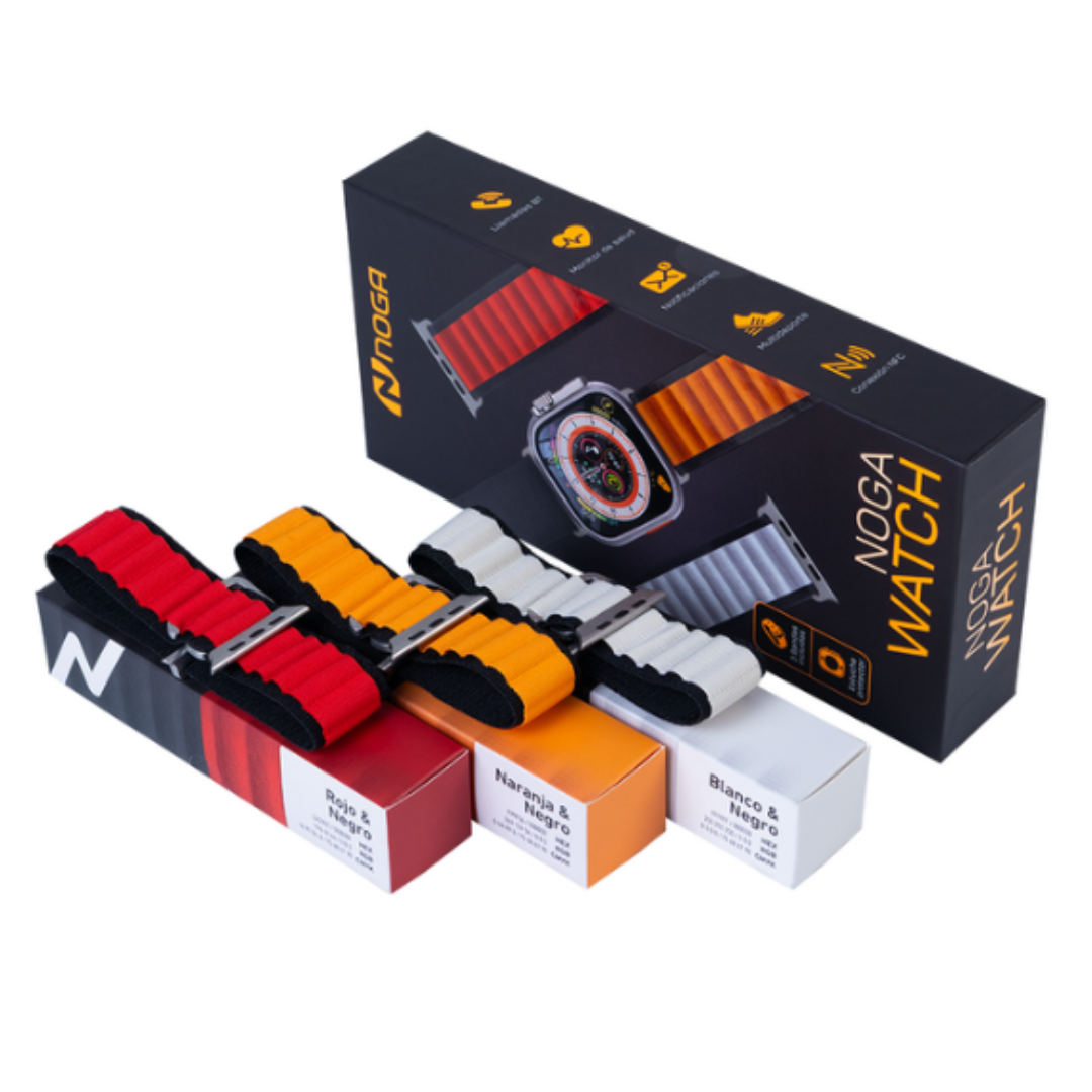 SMARTWACHT + 3 CORREAS + CARCASA (NG-SW17SNJ) - NOGA