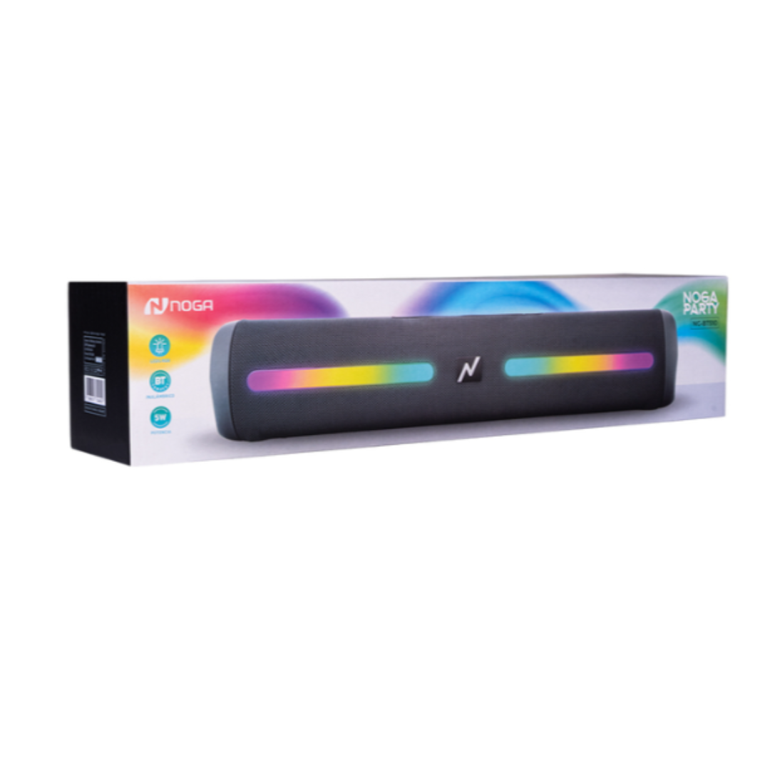 PARLANTE INALAMBRICO BLUETOOTH 5.3 LED (NG-BT510) - NOGA
