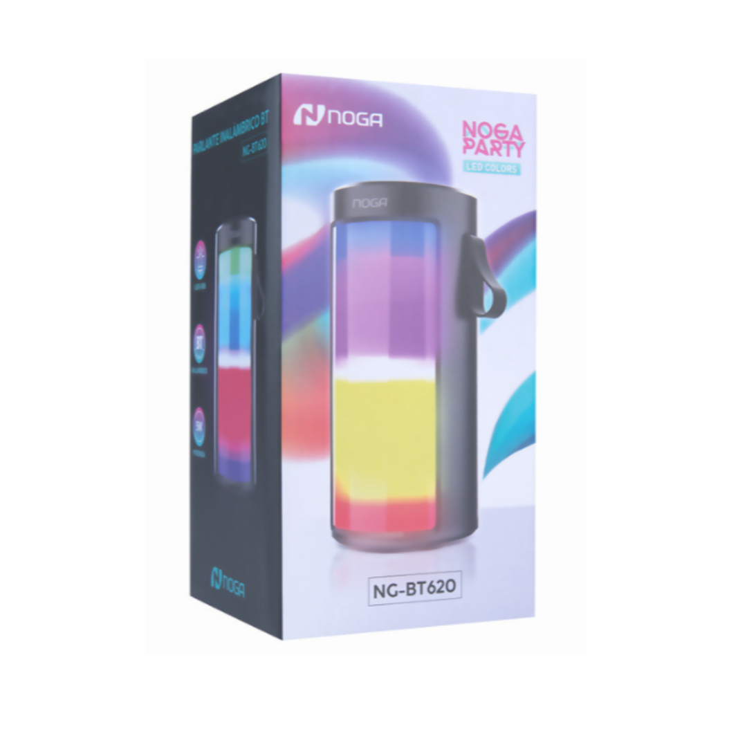 PARLANTE BLUETOOTH FULL CON LUCES LED (NG-BT620) - NOGA