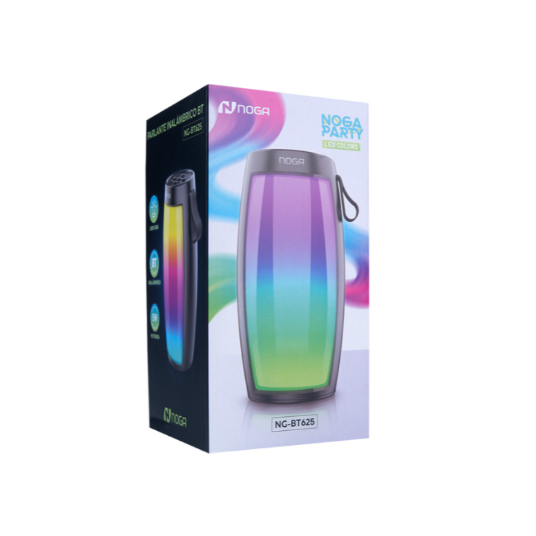PARLANTE BLUETOOTH FULL CON LUCES LED (NG-BT625) - NOGA