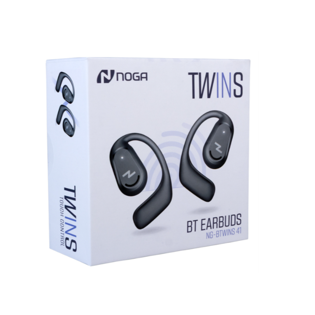 AURICULARES BT TWINS NEGRO SPORT (NG-BTWINS41) - NOGA