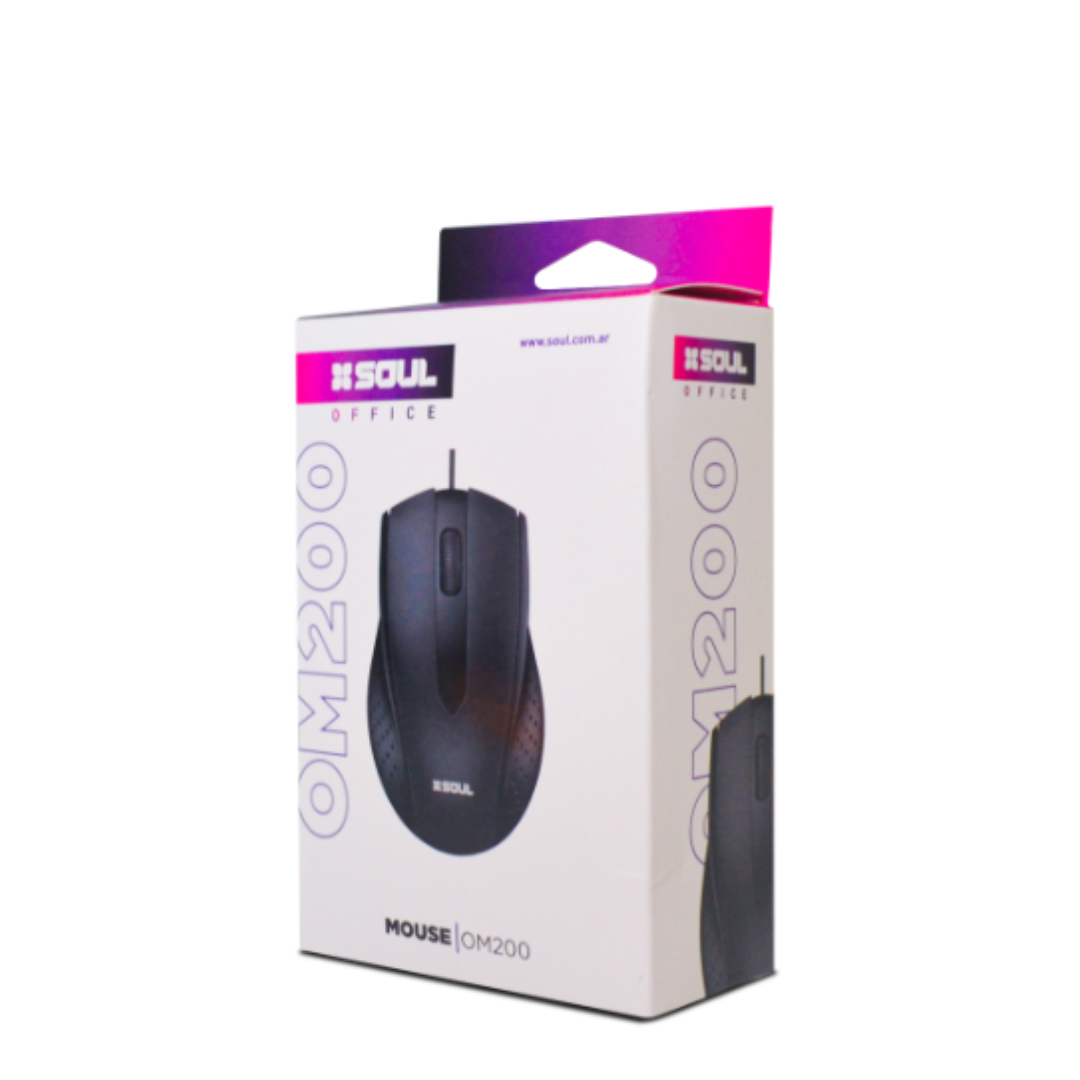 MOUSE USB SOUL OFFICE M200 - SOUL