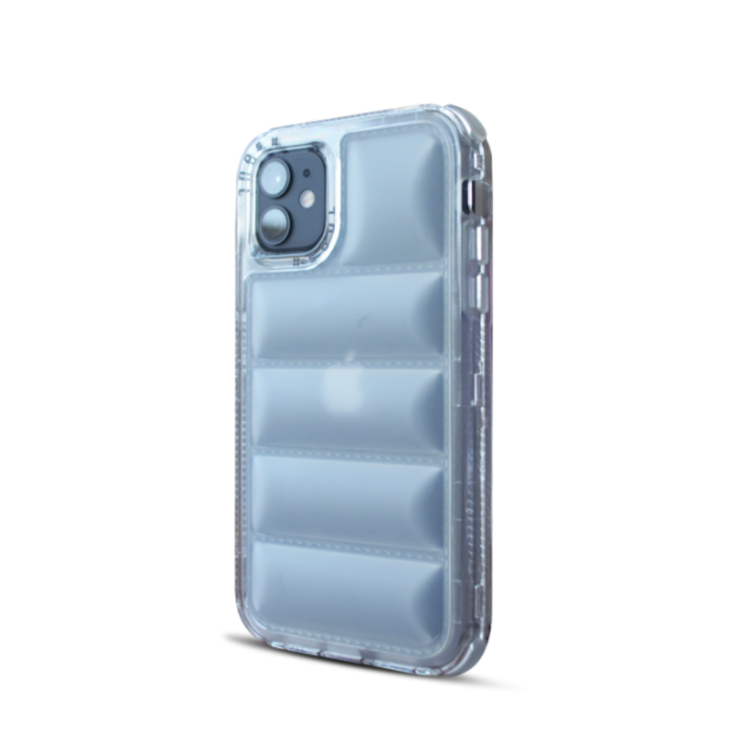 FUNDA PUFFER TRANSPARENTE COLOR IPHONE 13 - SOUL