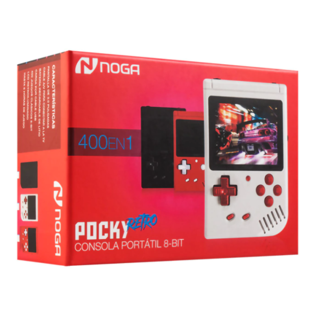 CONSOLA DE JUEGO POCKY RETRO (MOD.POCKY-R8) - NOGA