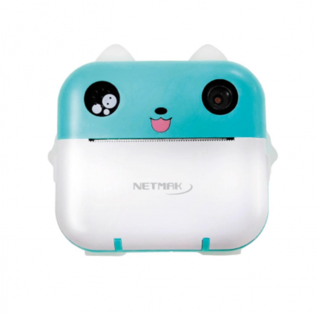 CAMARA IMPRESORA TERMICA PARA NIÑOS AZUL (NM-KIDCAM-B) - NETMAK