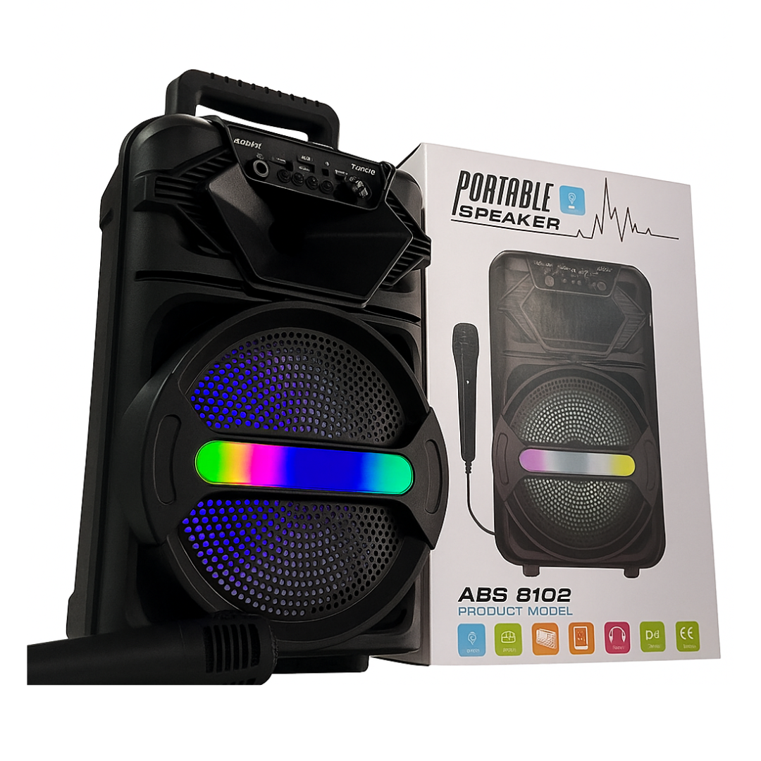 PARLANTE BLUETOOTH 8'' (MOD.8102)