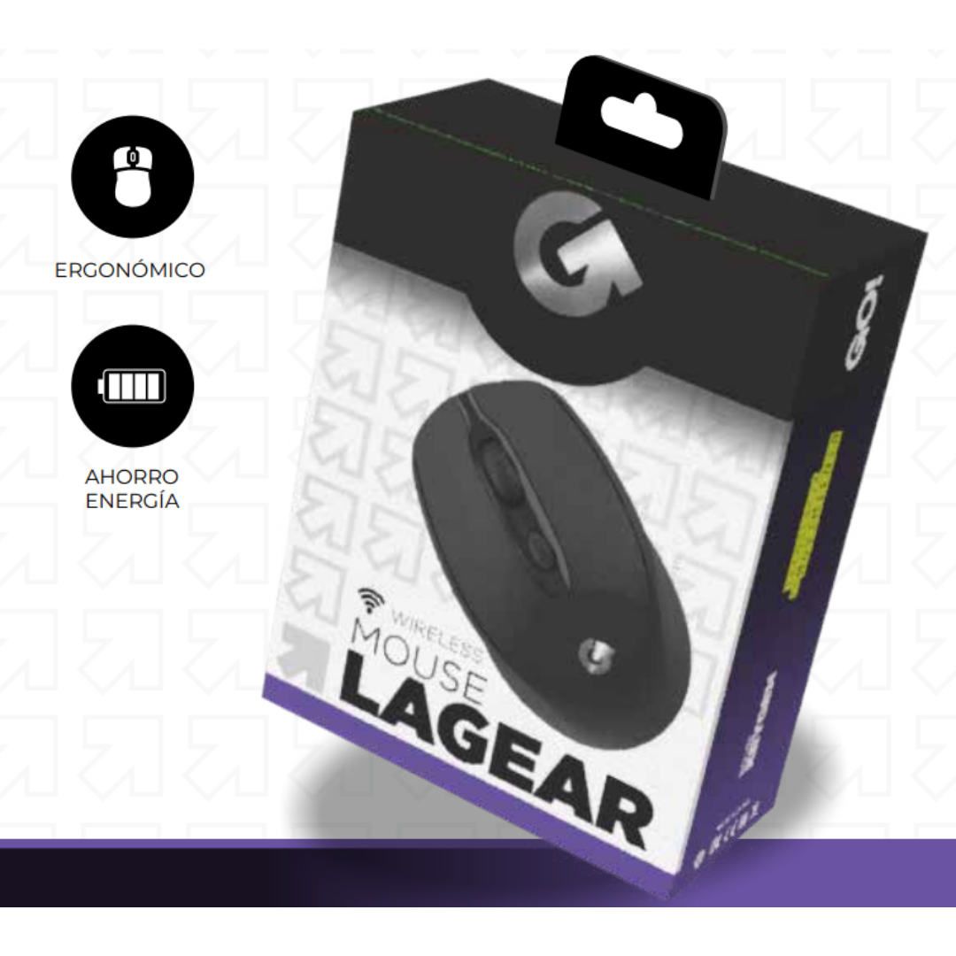MOUSE INALAMBRICO OFFICE LAGEAR - GO!