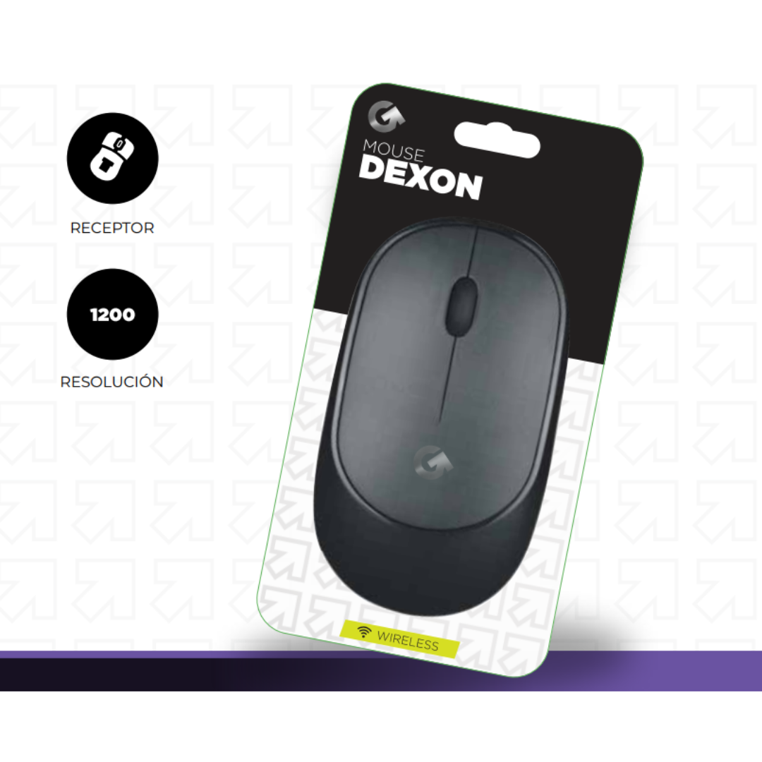 MOUSE INALAMBRICO OFFICE DEXON - GO!