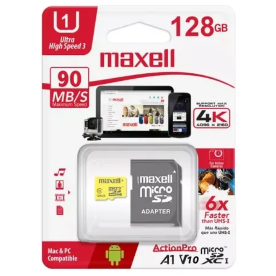 TARJETA DE MEMORIA 128 GB. (CLASE 10)