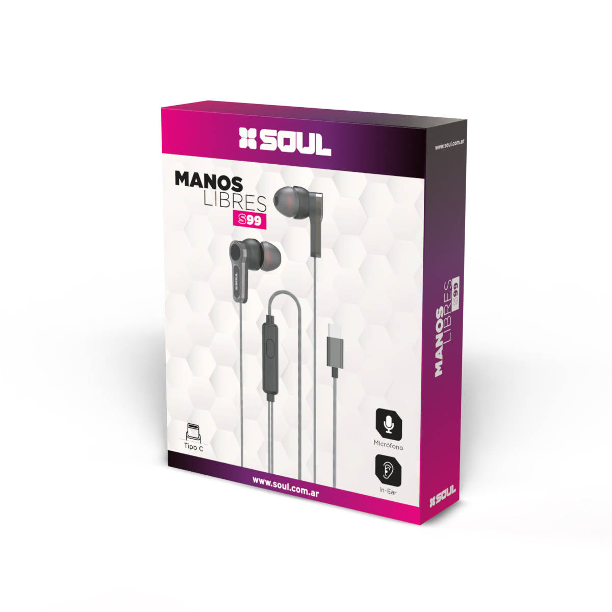 Auriculares Soul Bluetooth S600 Color Negro
